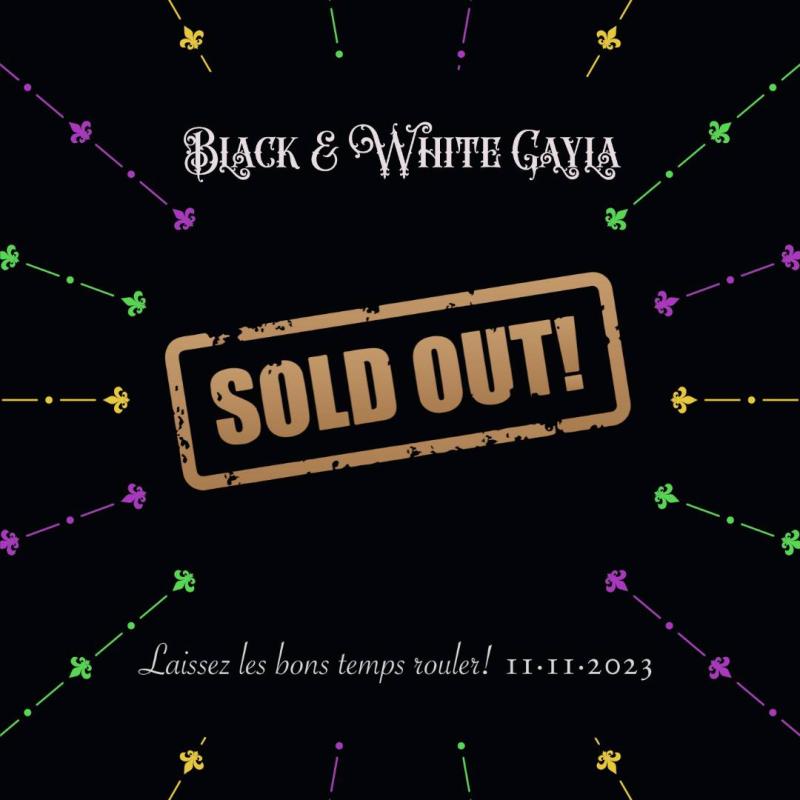 Sold out 2023 Black & White Gayla graphic